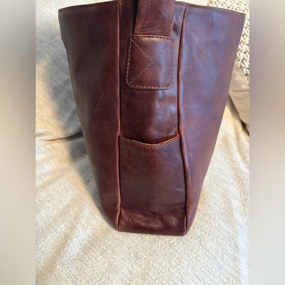 Maddy Leather Tassel Hobo - Picture 4 of 9